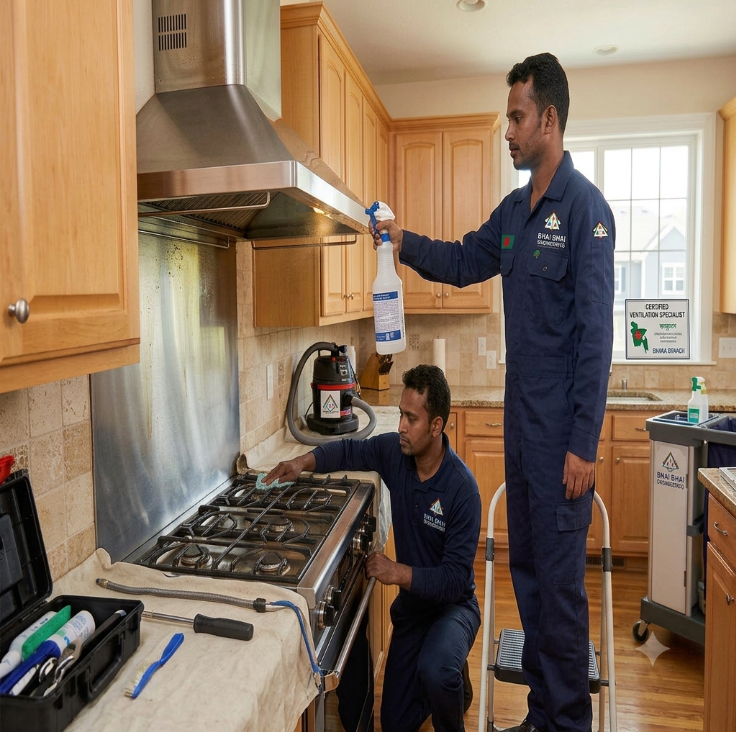 Residential Kitchen Hood Cleaning Service