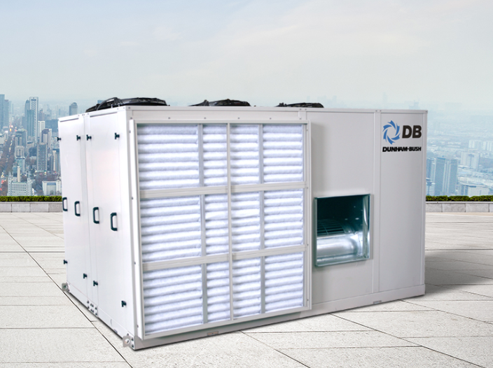 Dunham Bush Falcon Series ACPSB-P / ACPSE-P Air Cooled Rooftop Packaged Units